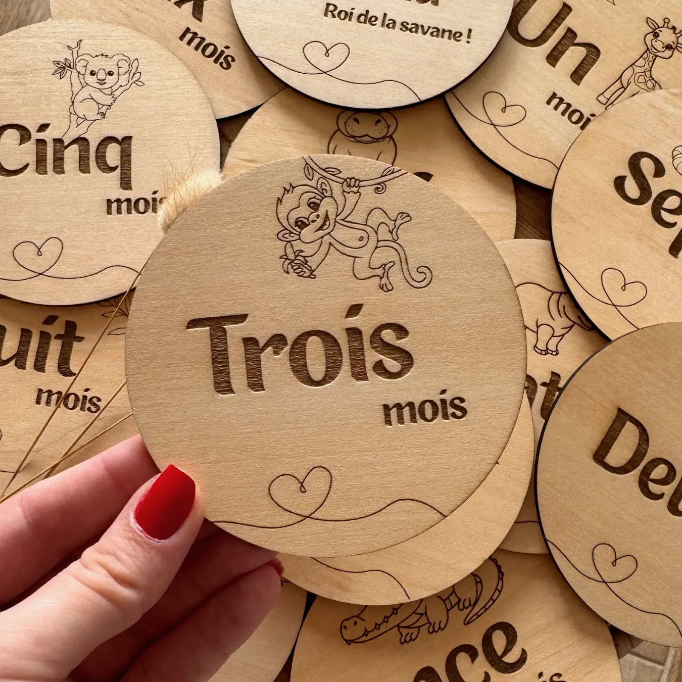 Cartes étapes bébé Atelier Liméa