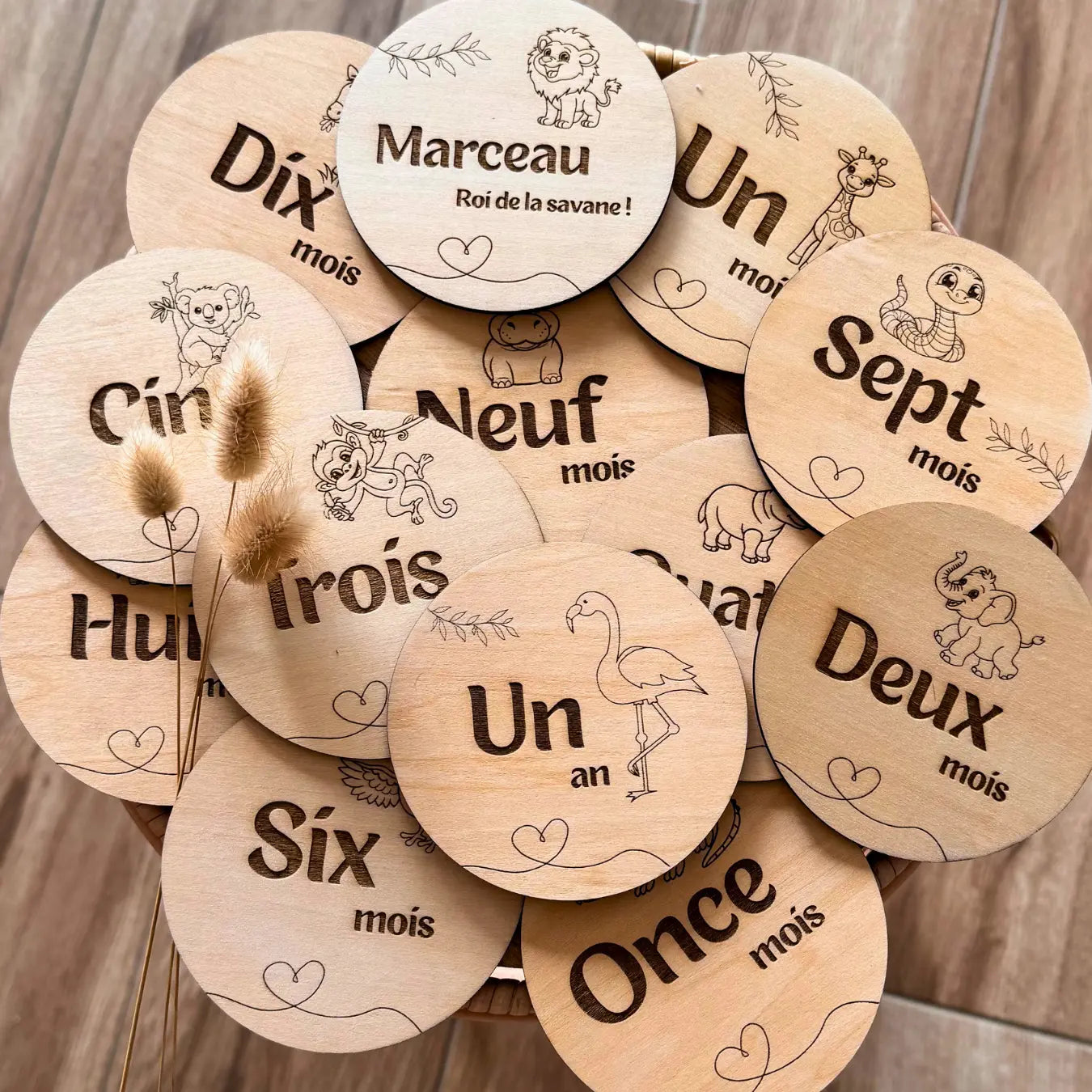 Cartes étapes bébé Atelier Liméa