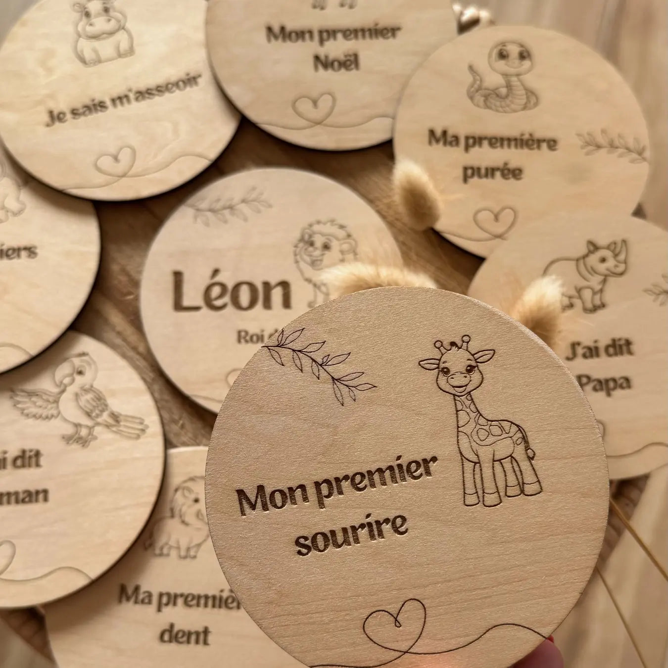 Cartes étapes bébé Atelier Liméa