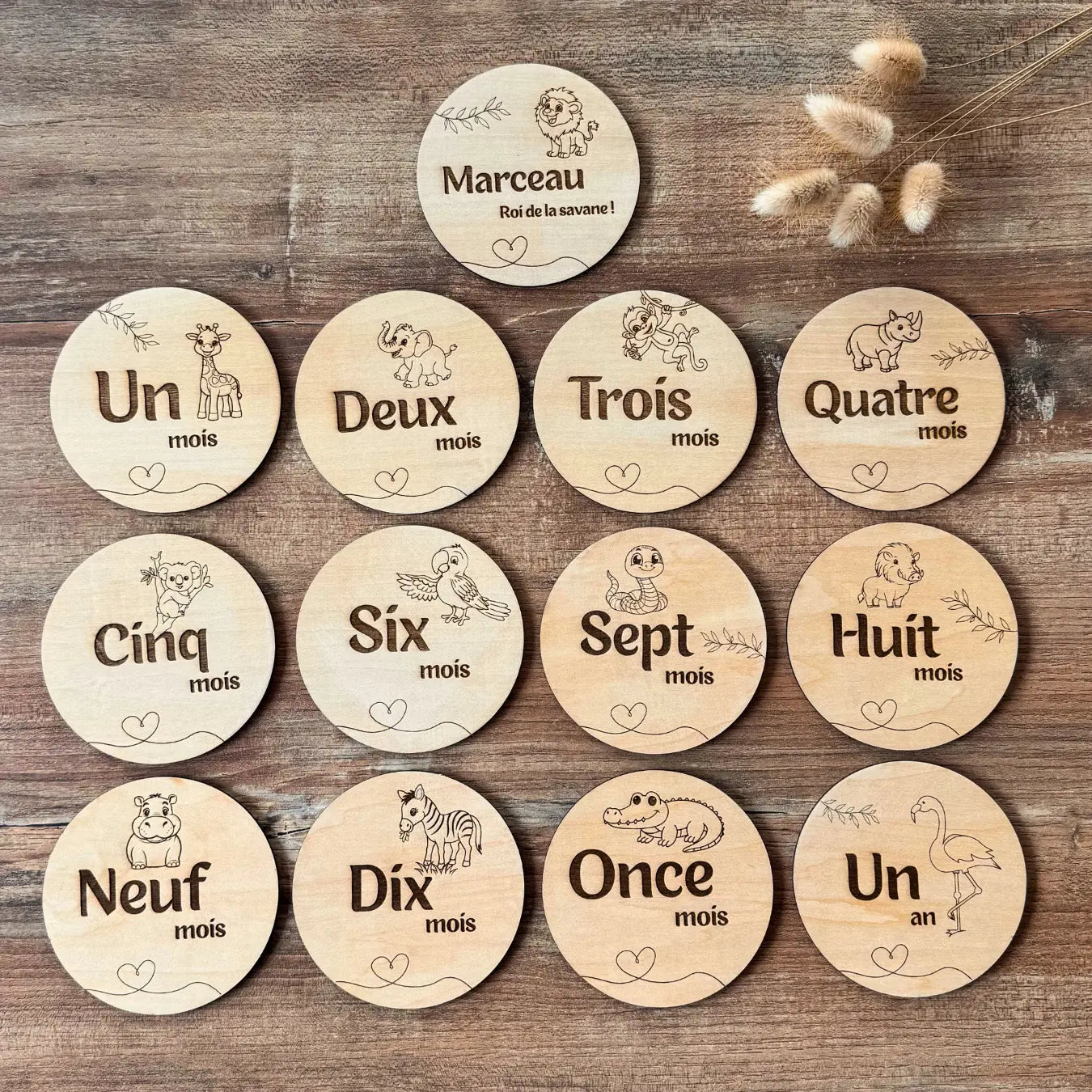 Cartes étapes bébé Atelier Liméa