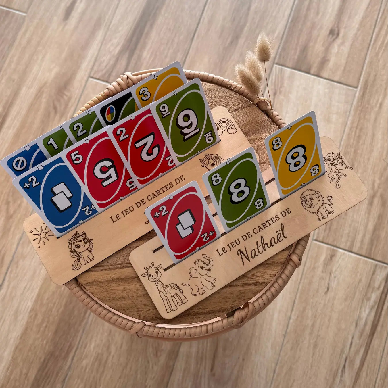 Support de jeu de cartes enfants Atelier Liméa