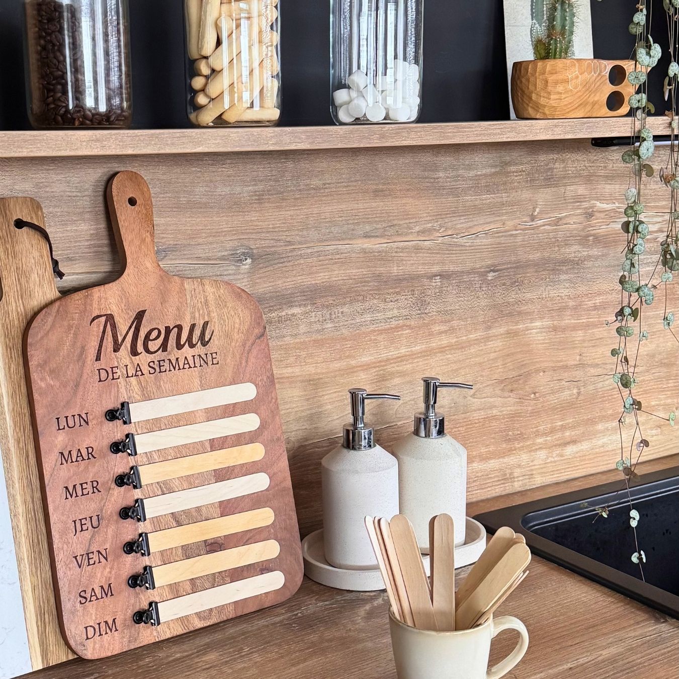 Planche Menu de la semaine Atelier Liméa