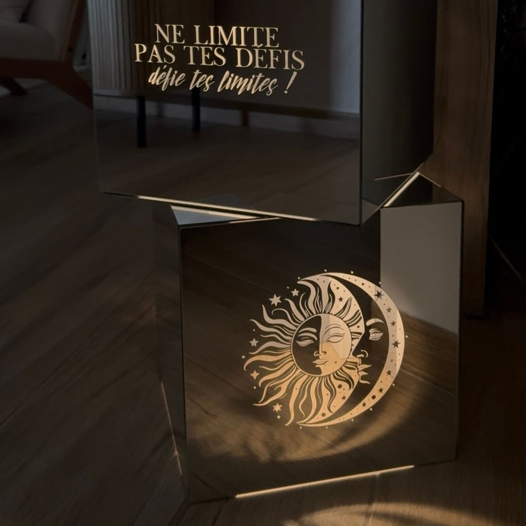 Miroir personnalisé - 30x30cm Atelier Liméa