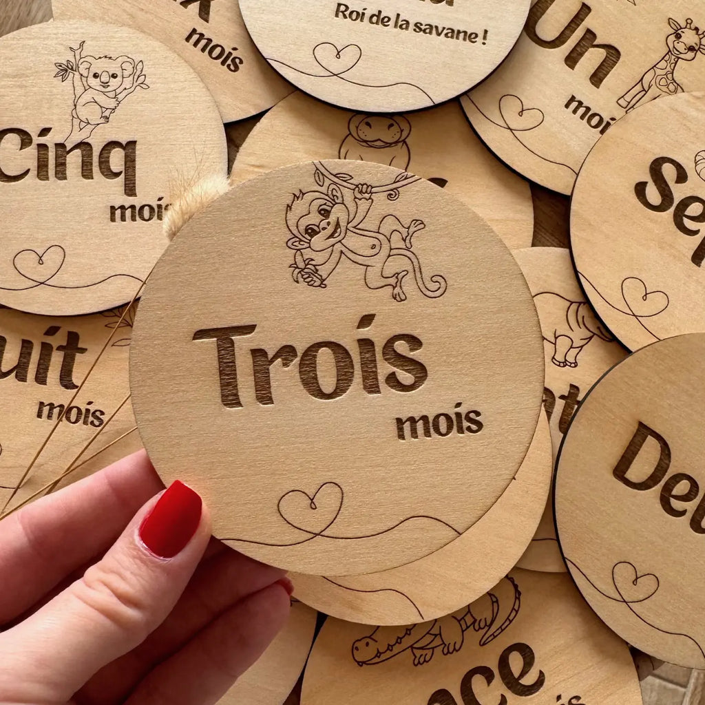 Cartes étapes bébé Atelier Liméa
