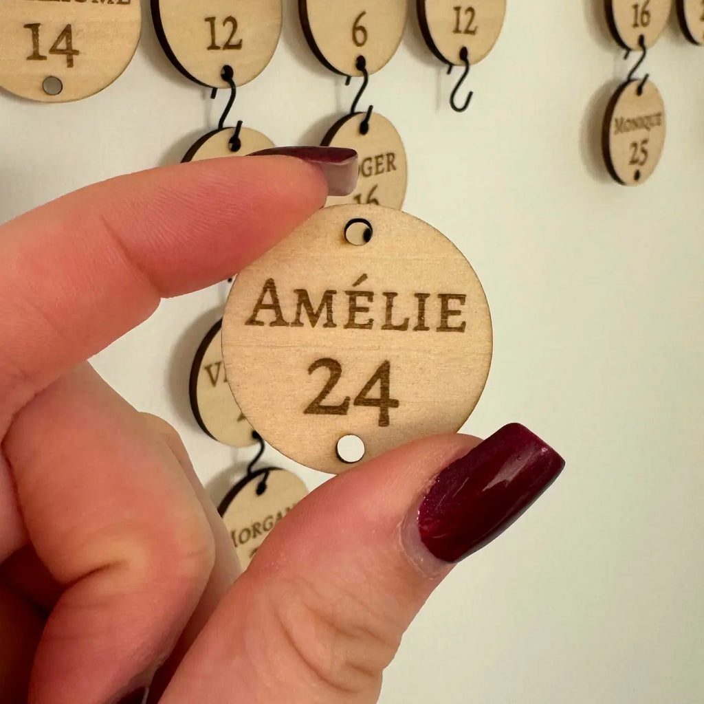 Pastilles supplémentaires pour calendrier d'anniversaires Atelier Liméa