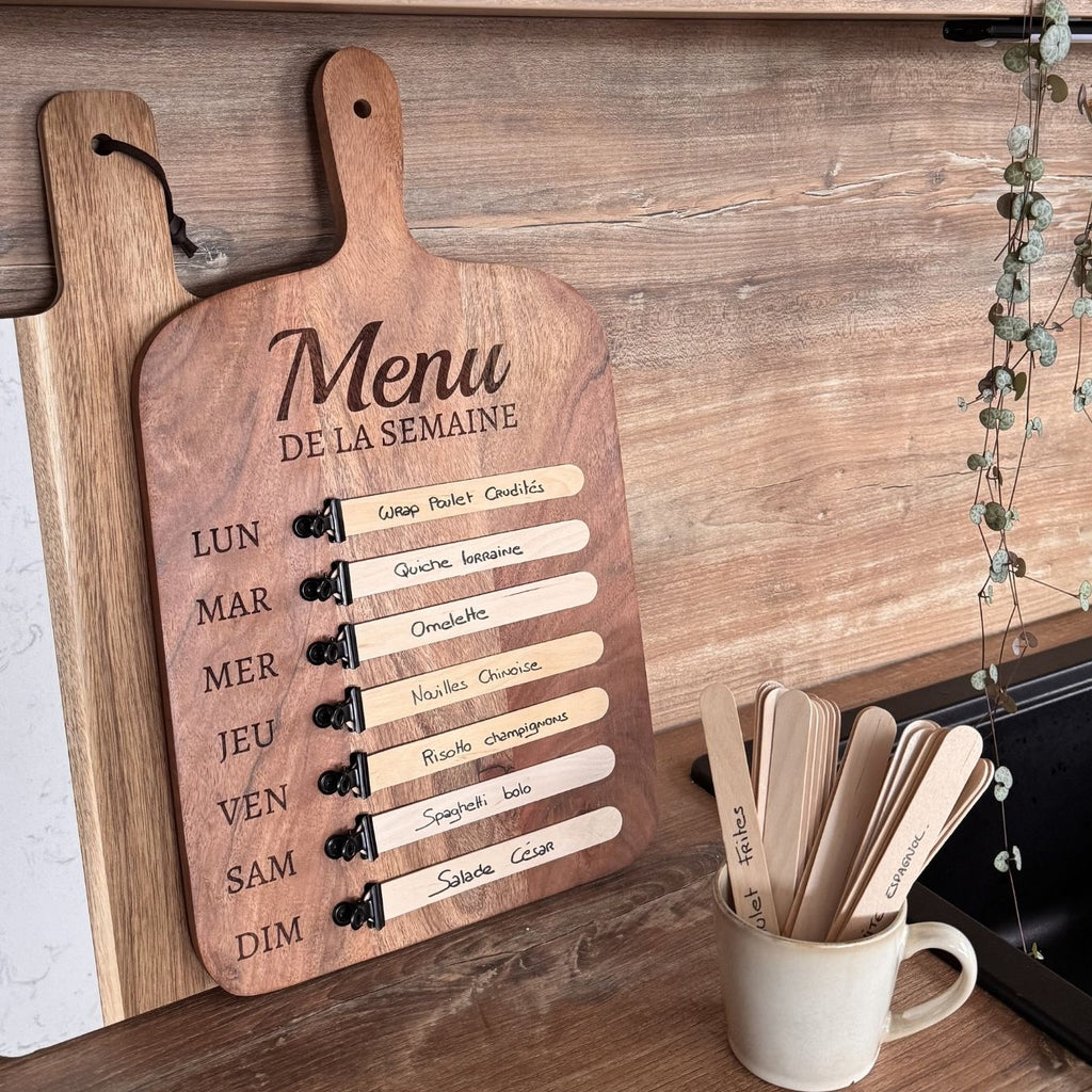 Planche Menu de la semaine Atelier Liméa