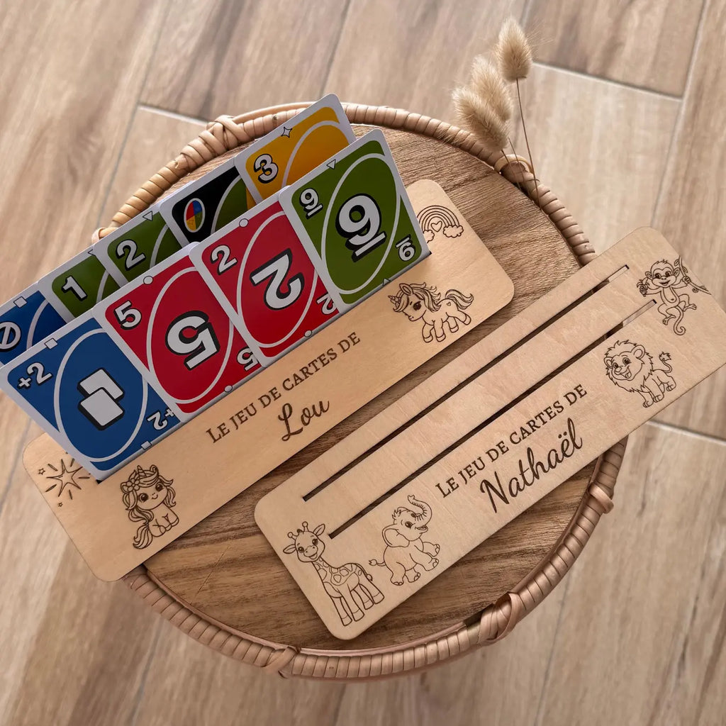 Support de jeu de cartes enfants Atelier Liméa