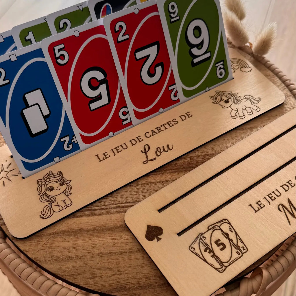 Support de jeu de cartes enfants Atelier Liméa