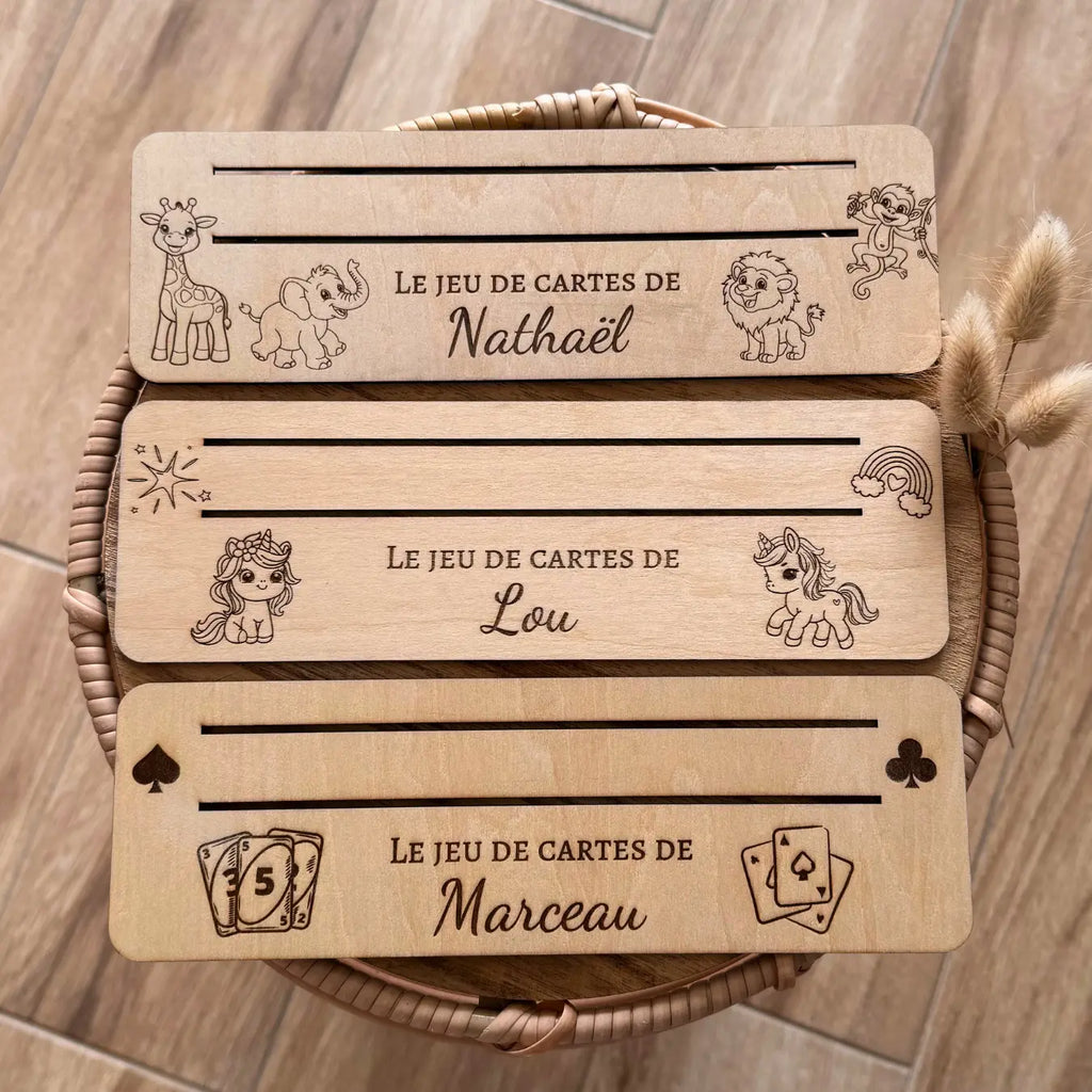 Support de jeu de cartes enfants Atelier Liméa
