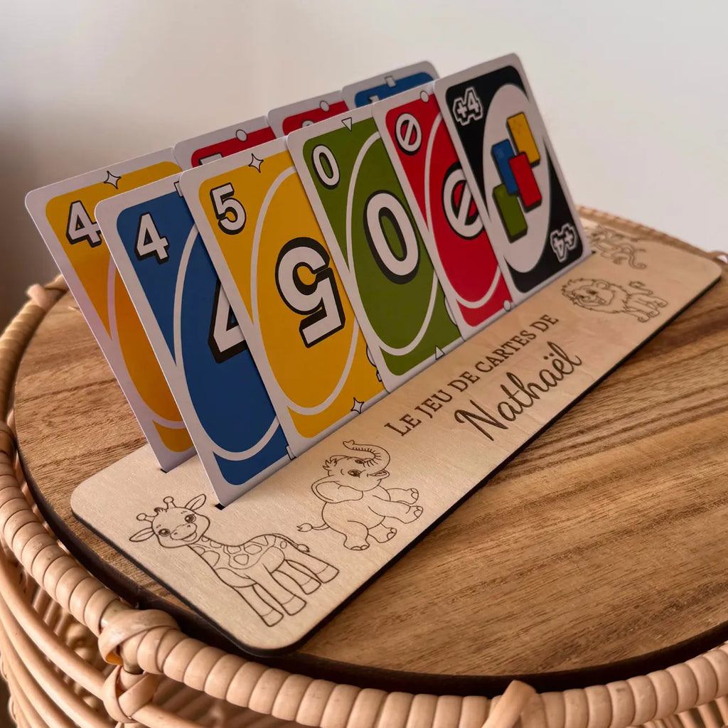 Support de jeu de cartes enfants Atelier Liméa