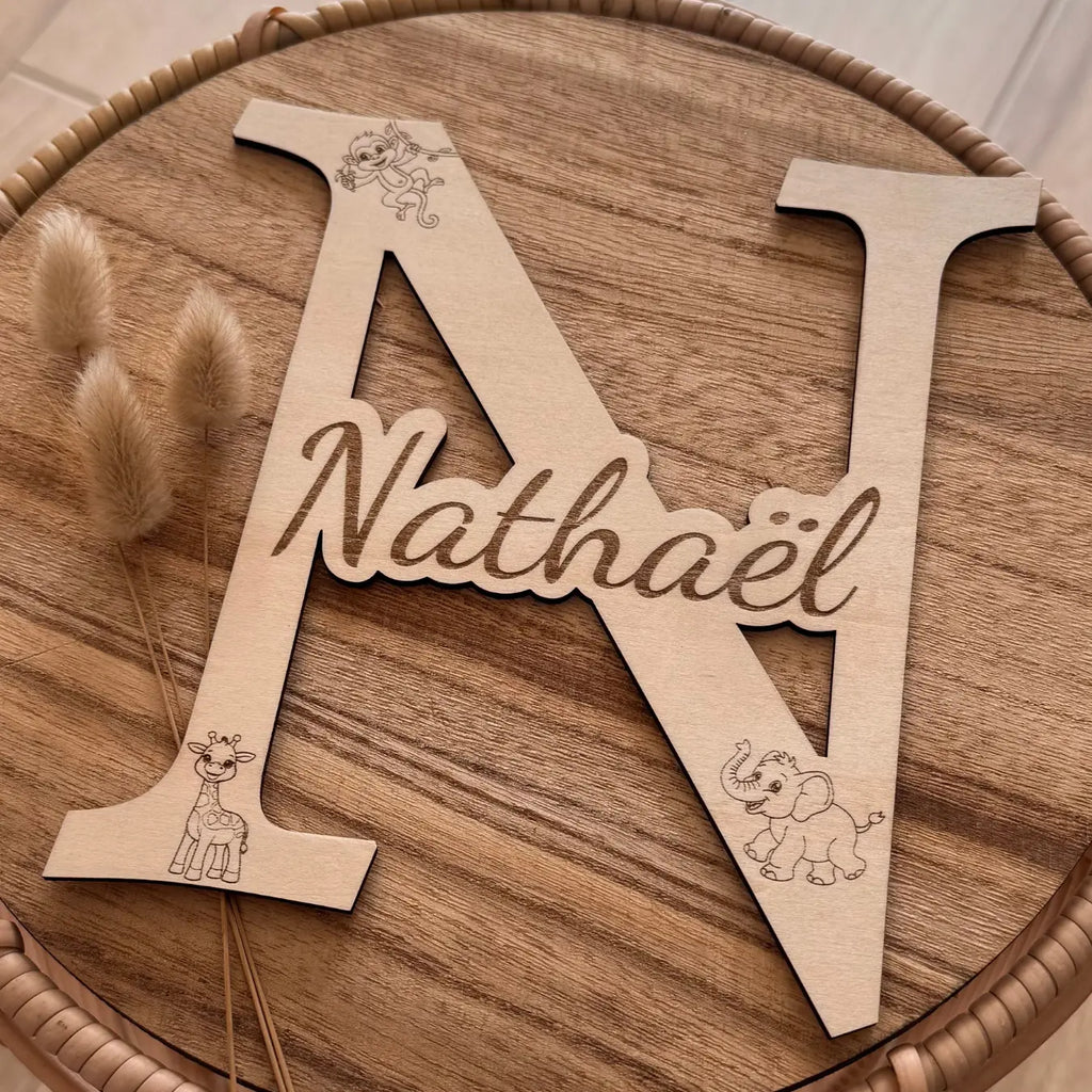 Lettre décorative personnalisée Atelier Liméa