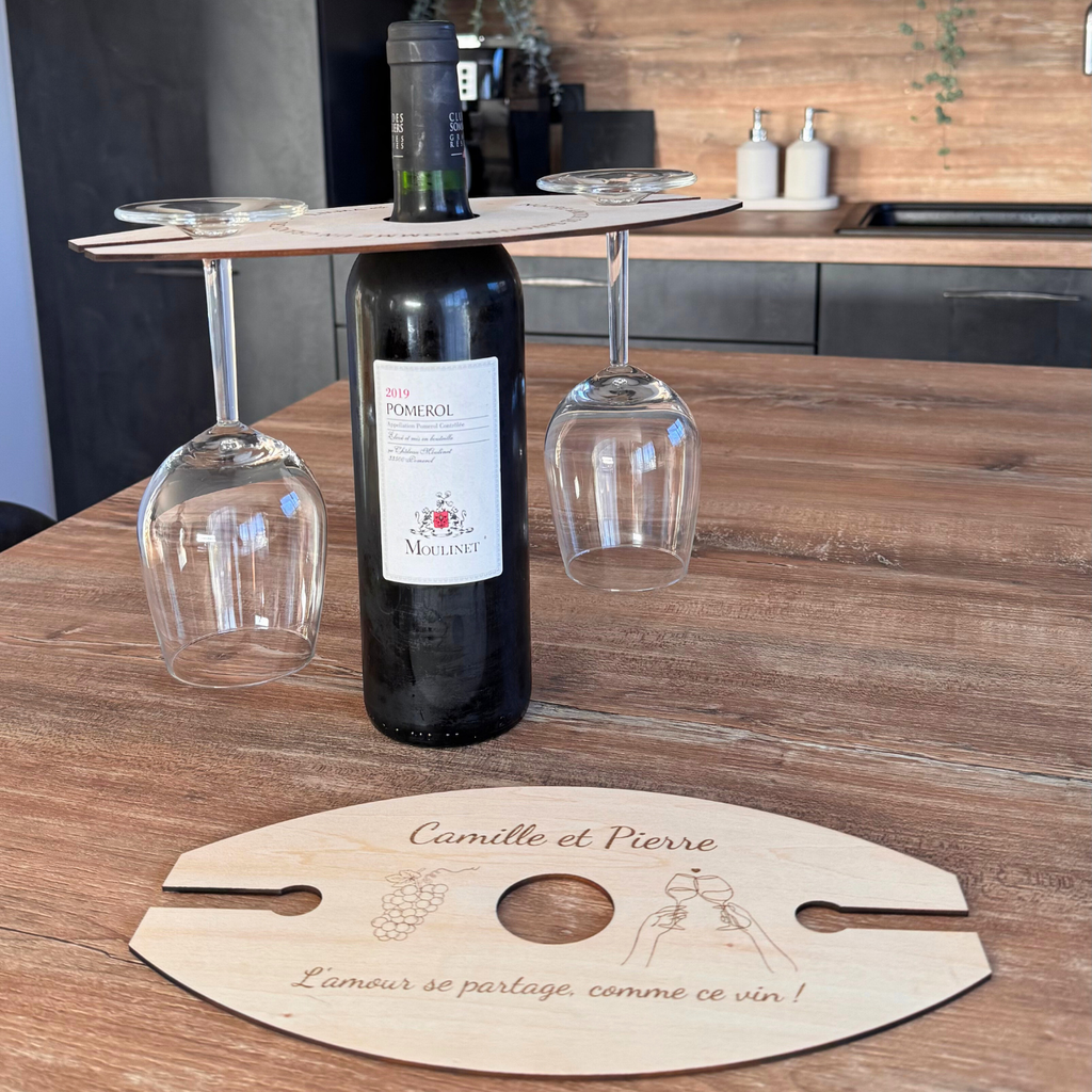Support Verre à Vin Personnalisé Atelier Liméa