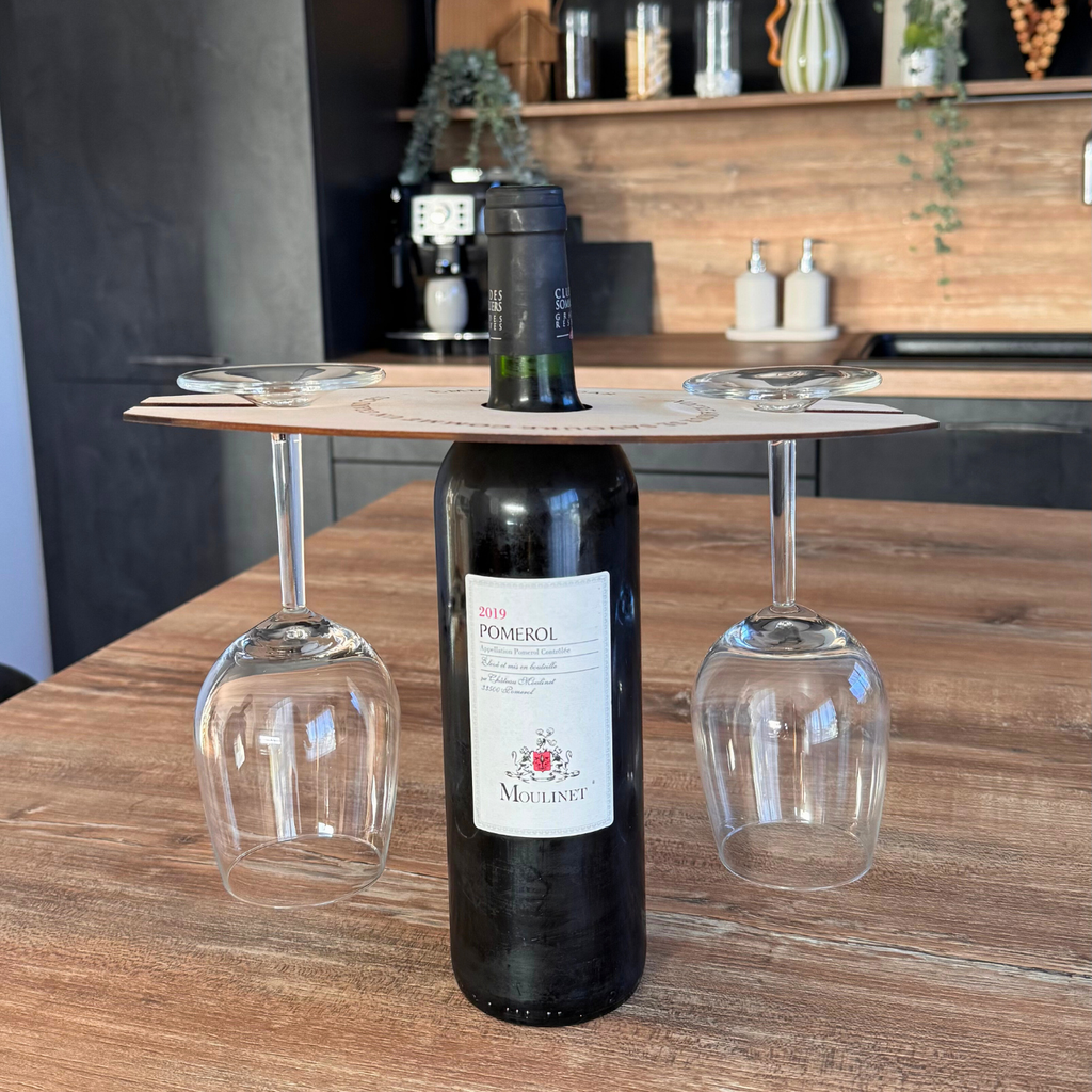 Support Verre à Vin Personnalisé Atelier Liméa