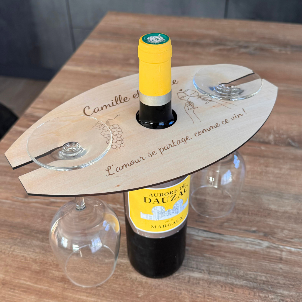 Support Verre à Vin Personnalisé Atelier Liméa