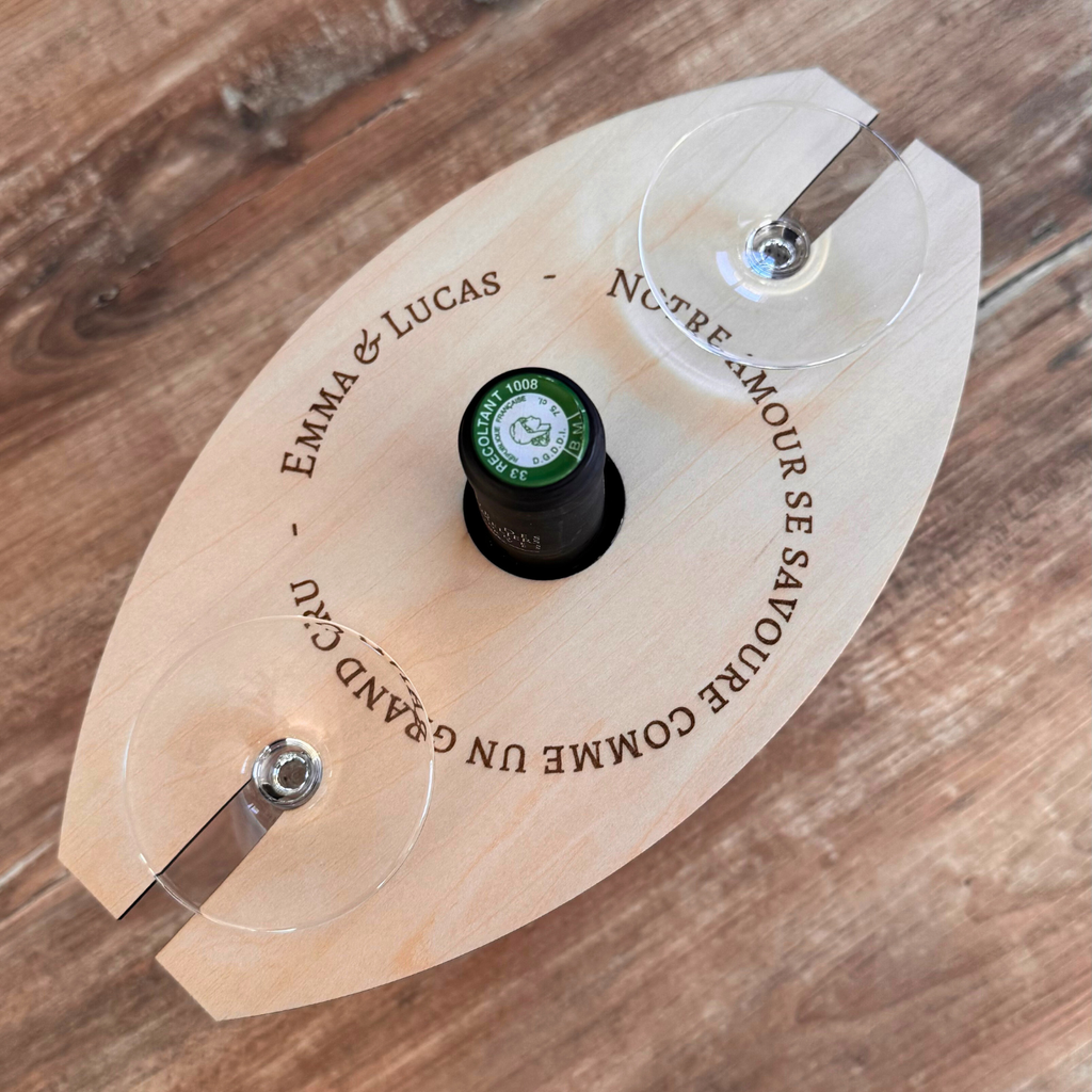 Support Verre à Vin Personnalisé Atelier Liméa