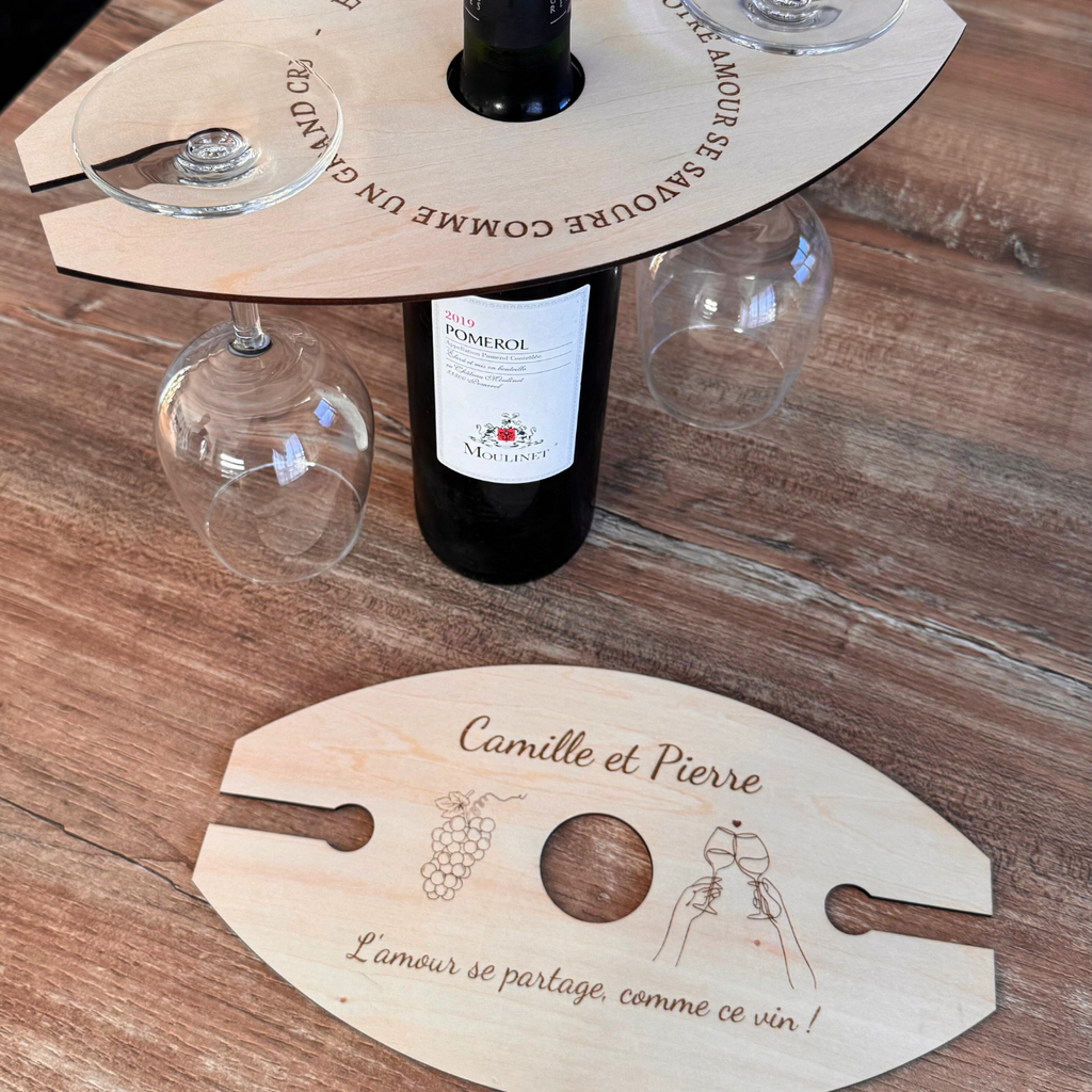 Support Verre à Vin Personnalisé Atelier Liméa
