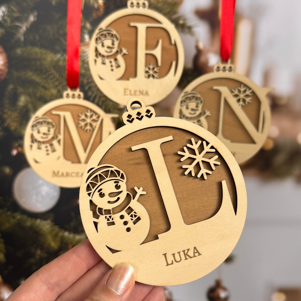 Boule de Noël personnalisé Atelier Liméa