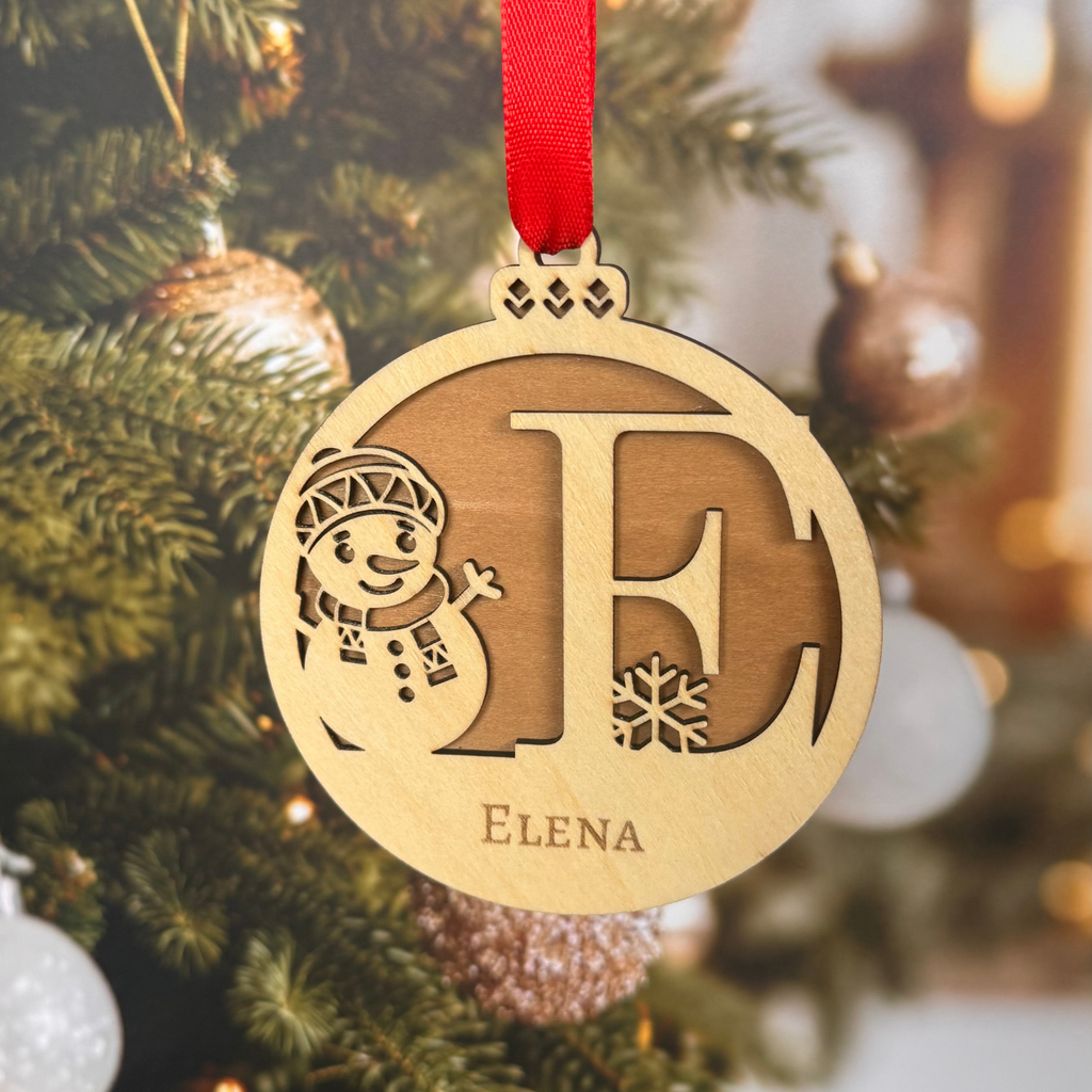 Boule de Noël personnalisé Atelier Liméa