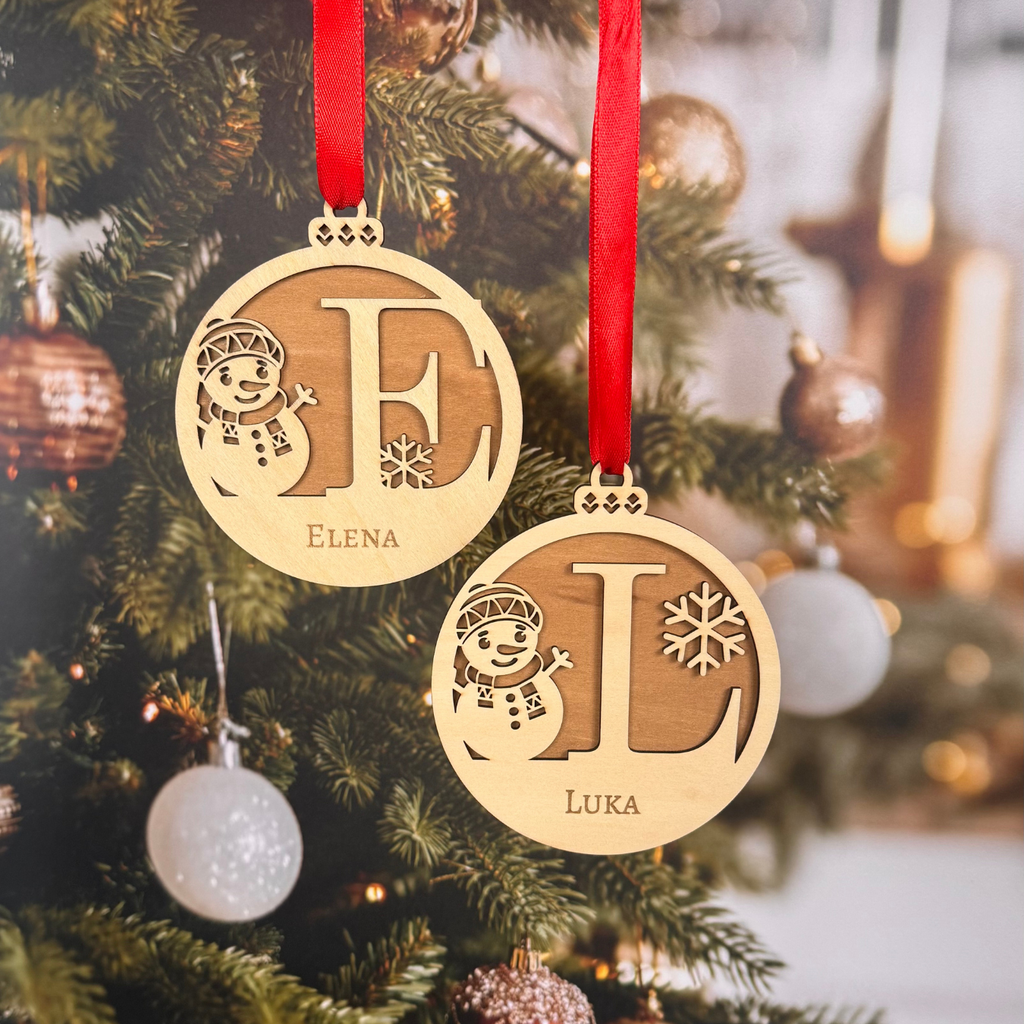 Boule de Noël personnalisé Atelier Liméa
