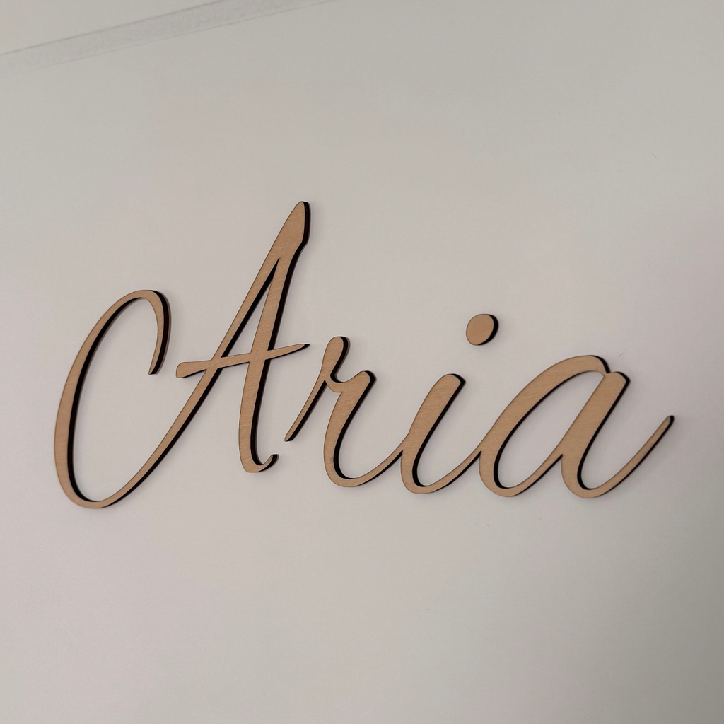 Prénom en bois personnalisé – Décoration murale Atelier Liméa
