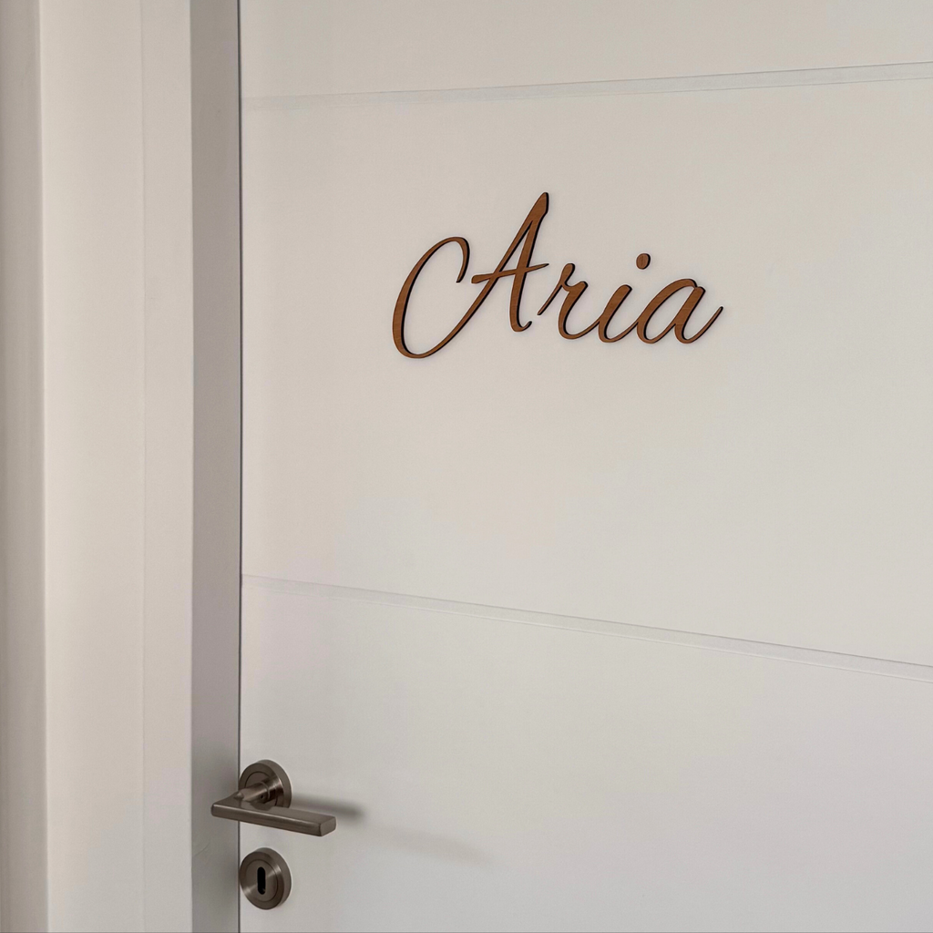 Prénom en bois personnalisé – Décoration murale Atelier Liméa