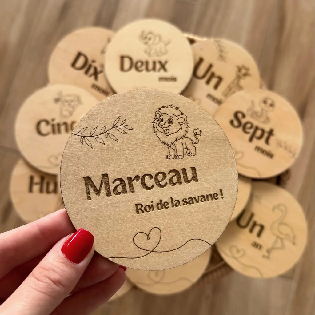 Cartes étapes bébé Atelier Liméa