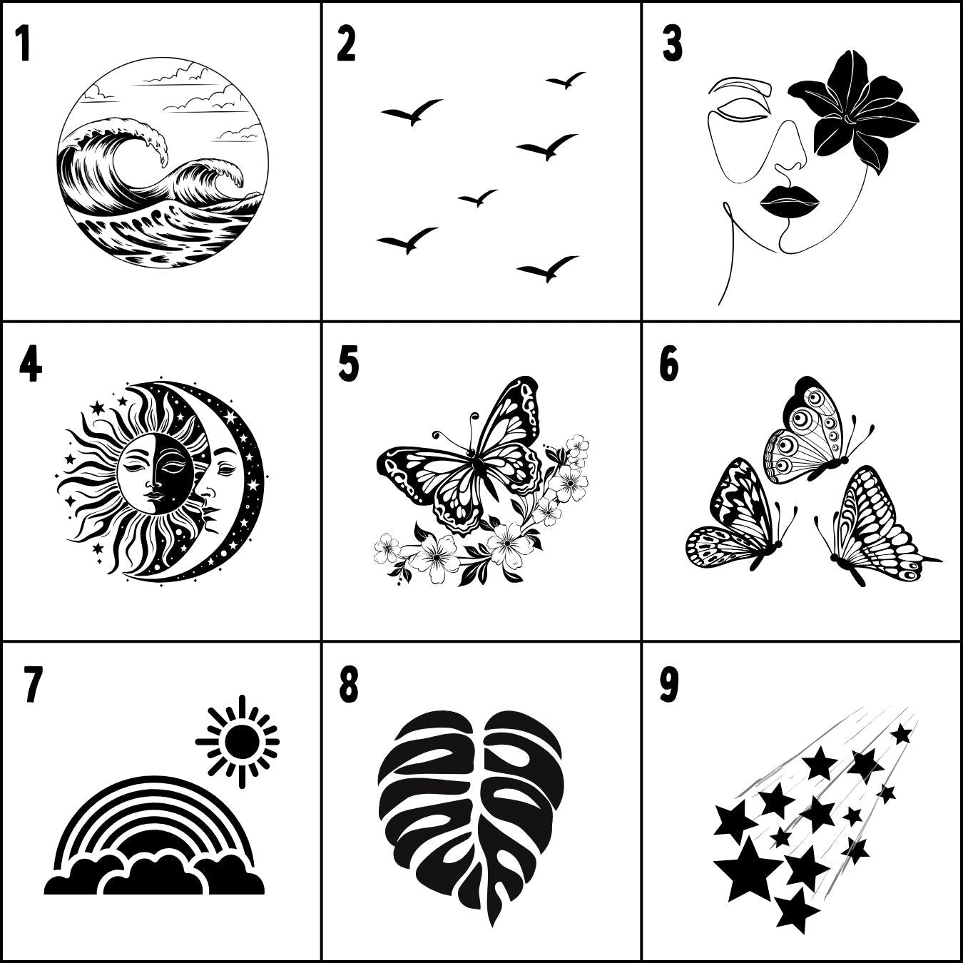 Miroir personnalisé - 30x30cm Atelier Liméa