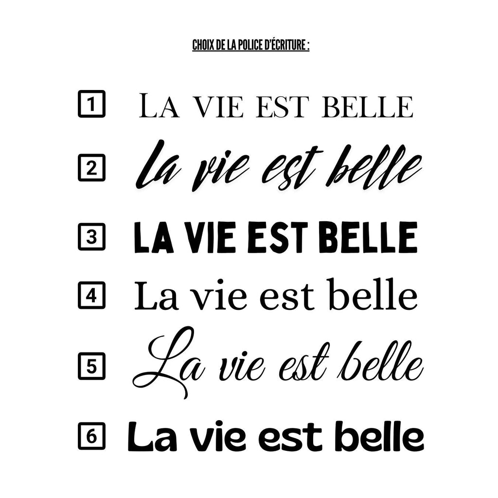 Miroir personnalisé - 30x30cm Atelier Liméa