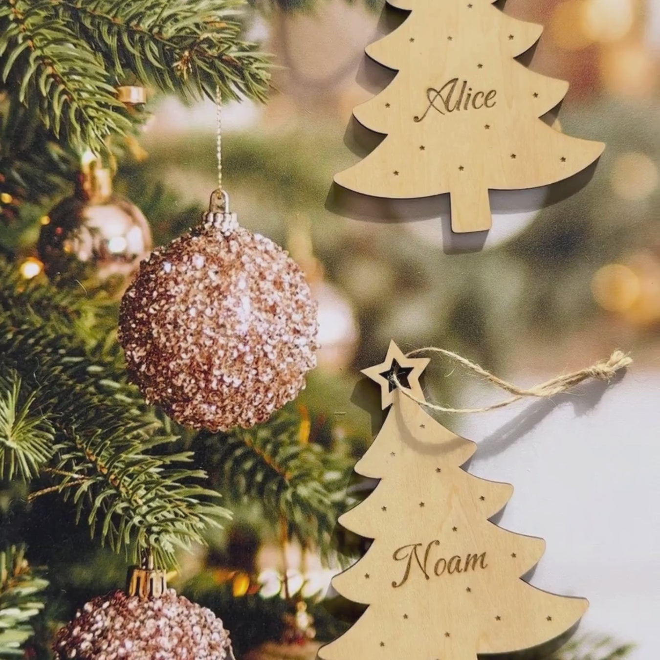 Sapin en bois personnalisé